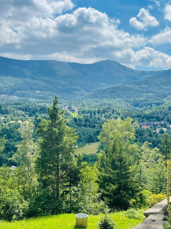 Widok na Karkonosze